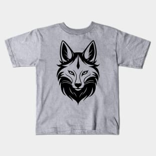 Majestic Fox Head Kids T-Shirt